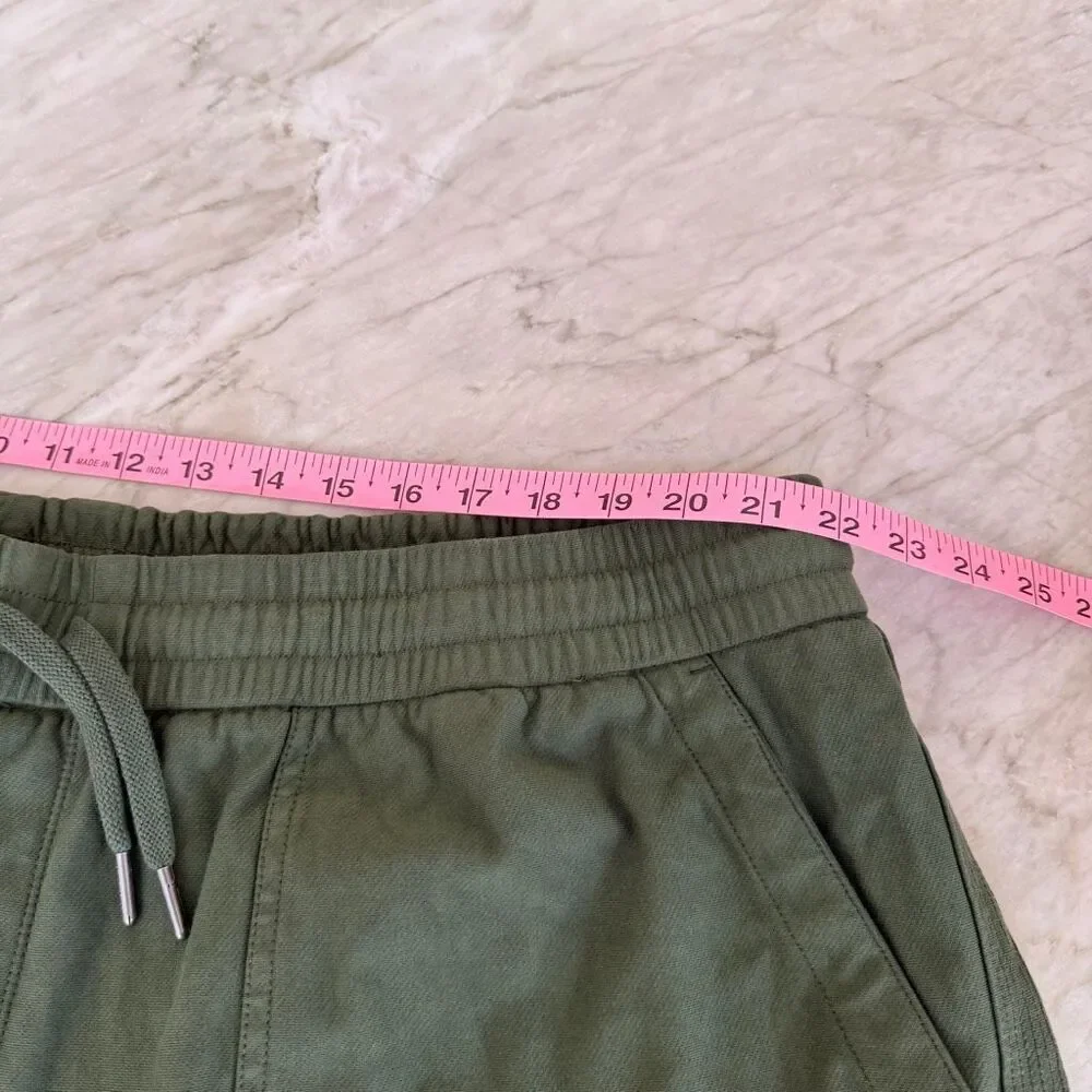 Athleta cotton drawstring green shorts size 3X - Picture 3 of 7